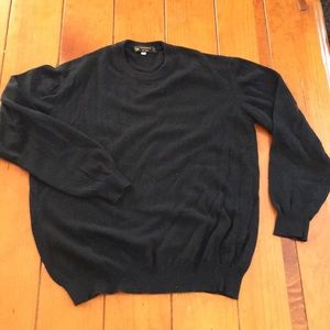 Black cashmere sweater
